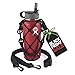 Gearproz HydroNet Carry Bag with Handle and Shoulder Strap for Hydro Flask, Takeya and Universal Water Bottles, Compatible with Wide Mouth Bottles (32 oz, Black)