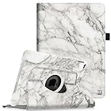 Fintie iPad Air 2 Case (2014 Release) - 360 Degree Rotating Stand Protective Case Smart Cover with Auto Sleep / Wake Feature for Apple iPad Air 2, Marble