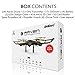 Force1 Drones with Camera - U45 Raven 720p HD Camera Drone with 4GB SD Card and Card Reader RC Drone Camera Kit with Drone Quadcopter LED Toys Lights