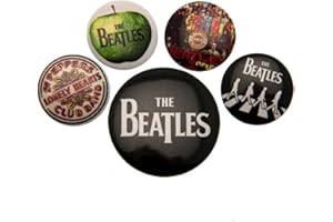 Pyramid International BP80476 The Beatles White Badge, Multi-Colour, 10 x 12.5 x 1.3 cm