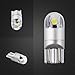 T10 LED Bulbs 1.5W Super Bright 168 501 T10 W5W 194 LED Wedge Light 3030 2SMD Interior Bulbs 12V-24V 6000K For auto car rv Motorcycle (Pack of 10) Xenon White S&D