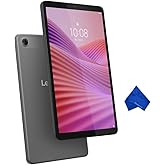 Lenovo Tab One 8.7" HD Tablet - MediaTek Helio G85, 4GB RAM, 64GB eMMC, Android 14, Newest Model (with Microfiber Cloth) - Lu