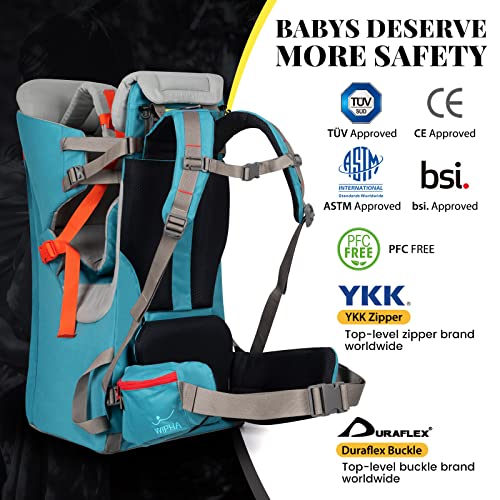 WIPHA Baby Backpack Carrier, Ergonomic Child Carrier Hiking with Sun