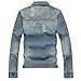 AvaCostume Men's Classic Lightweigth Jean Jacket Coat, L,Large