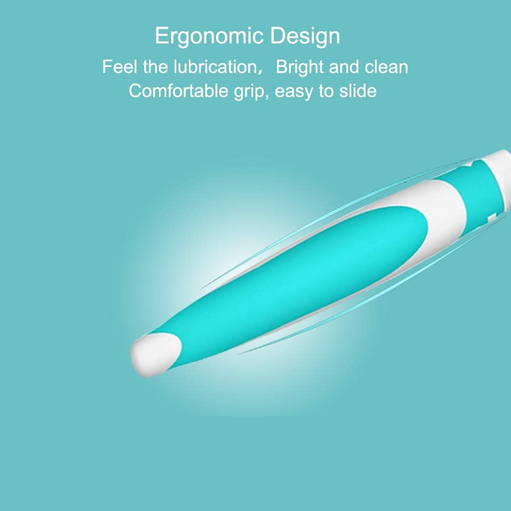 Earwax Cleaner, Ear Wax Removal Tool, Soft Silicone Ear Cleaning Kit, Ear Spiral Cleaner with 16 Replacement Heads for Adults and Kids, Q Grips Earpick Kit Soft and Flexible Hygienic (Green): Health & Personal Care