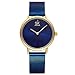 SK Watches Women Stainless Steel Band Ladies Quartz Wristwatches Women Clock Bracelet Watch