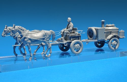 Miniart 1:35 - Soviet Field Kitchen W/ Horses