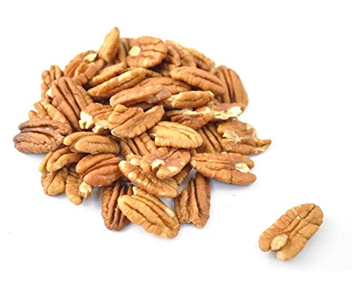 Pecans Halves, Fresh Premium Pecans Raw Halves Unsalted and No Shell - European Nuts (1 lb Resalable Bag Pecans Halves)