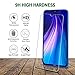 [2-Pack] QHOHQ Screen Protector for Xiaomi Mi 9 Lite,Redmi Note 8,Redmi Note 7,Redmi 7, [9H Hardness] [Bubble Free] HD Transparent Scratch-Resistant Tempered Glass