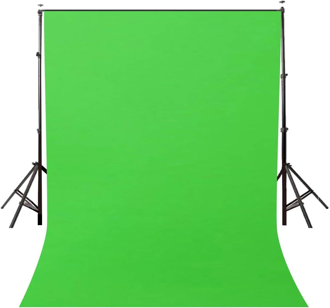 EdCott Background 5x7ft Non-Woven Fabric Solid Color Green Screen Photo Backdrop Studio Photography Props LY063