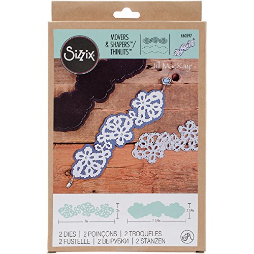 Sizzix Ellison Movers and Shapers Tatted Bracelet Magnetic Die with  Thinlits by Jill MacKay