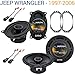 Compatible with Jeep Wrangler 1997-2006 Factory Speaker Replacement Harmony R46 R65 Package