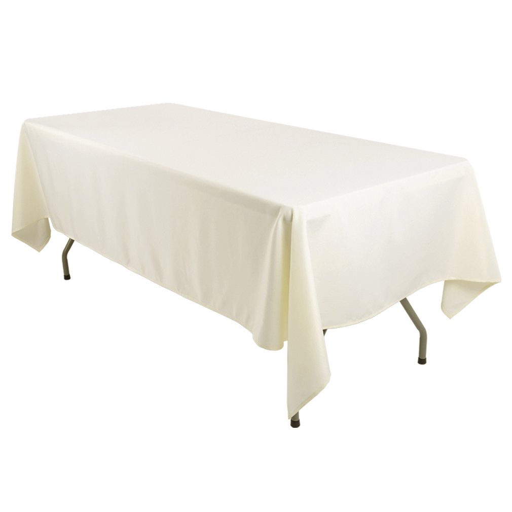 Best linen table cloth ivory