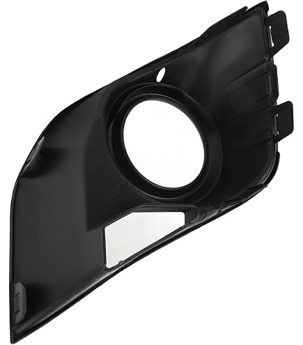 Pair Front Fog Light Covers For 2016-2019 Mitsubishi Outlander – Black/Chrome Bezels