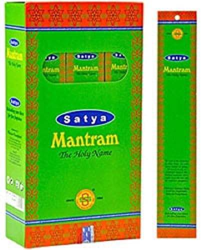 Agarbathi Fragrance 6 x 30g Boxes SATYA MANTRAM Incense Sticks