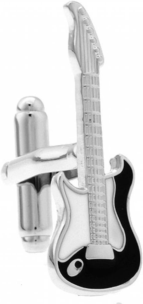 USMONON Fashion Classic The French Shirt Art Cuff links The Electric Guitar Design Cufflinks for mens Jewelry A1009