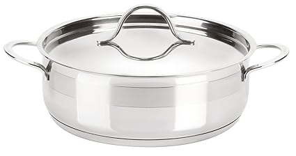 Buy Cool Kitchen Pro Stainless Steel 8 Quart Rondeau With Lid