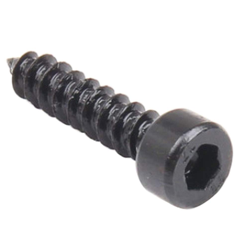 Liujiami Hexagon Head Socket Cap Screws - Carbon Steel Hex Socket Head Self Tapping Screw Metric Thread Allen Screws Black M2 M2.6 M3