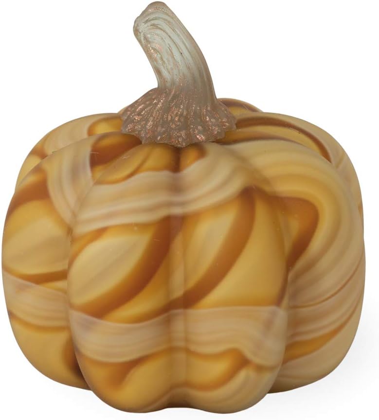 Boston International Handblown Glass Pumpkin Tabletop Décor
