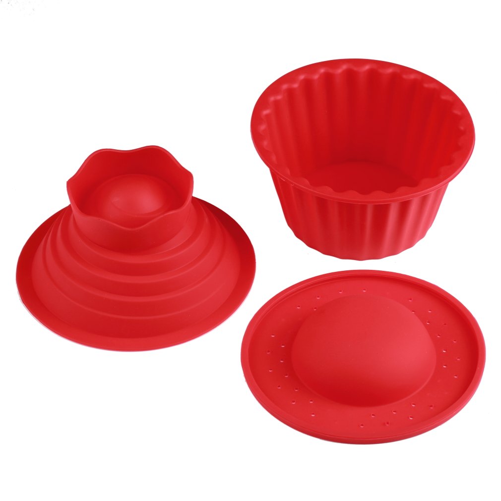 3pcs Giant Big silicone cupcake stampo torta top cupcake Bake set baking Mold