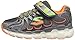 Skechers Kids Boys' Skech-Rayz Loafer,Gunmetal/Orange,1.5 M US Little Kid