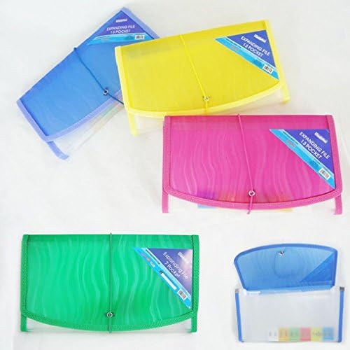 7 Pocket Coupon Organizer Holder Expanding File Wallet Organizer Purse Carrier