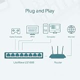 TP-Link LS1008 8-Port 10/100Mbps Network Switch Ethernet Hub Plug and Play view 2