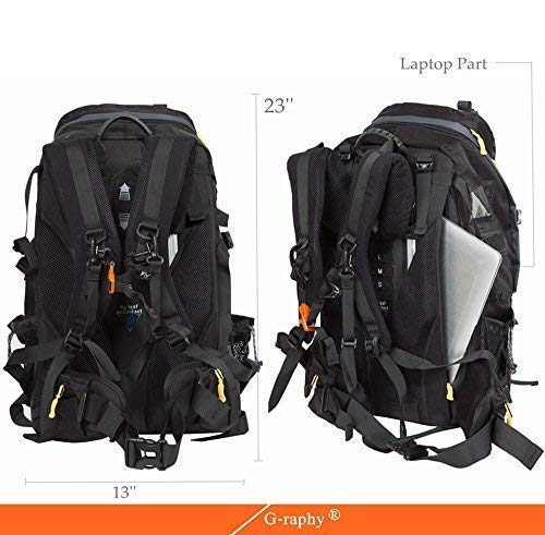 G-raphy Camera Backpack Bag Hiking Travel Backpack for All DSLR SLR Cameras, Laptops, Tripods and Accessories