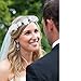 Flower Crown Wedding Hair Wreath Floral Headband Garland Wrist Band Set (White)