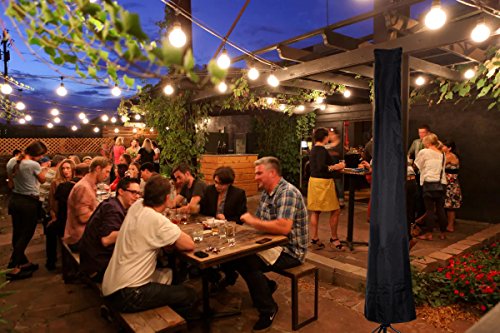Umbrella Covers - Patio Waterproof Parasol Covers with Storage Zipper Bag Fits 7ft to 11ft Umbrellas for Outdoor Market Umbrellas
