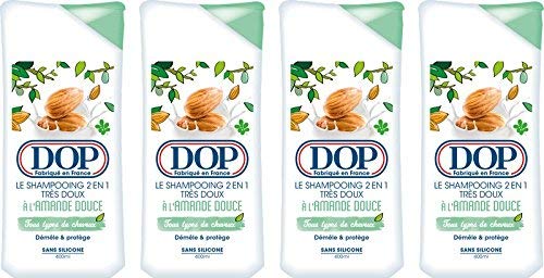 DOP Very Gentle 2-in-1 Shampoo with Sweet Almond 400.0 ml - Pack of 4