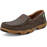 Twisted X Men's Slip-On Driving Moc, Color: Eco Dust & Cocoa, Size: 11.5, Width: M (MDMX002-M-11.5)