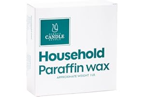 Direct Candle Supply 1lb Paraffin Wax, Parafin Wax, Paraffin Wax Candle Making Kit, Paraffin Wax Blocks, Making, Canning, Waterproofing, Metal Preservation, and a Variety of Other Applications