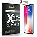 iPhone X Screen Protector [3 Pack] Premium Tempered Glass by Eneelo Case Friendly HD Clear - Apple iPhoneX 10 2017