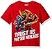 Lego Ninjago Boys' Little T-Shirt, Red, 5/6