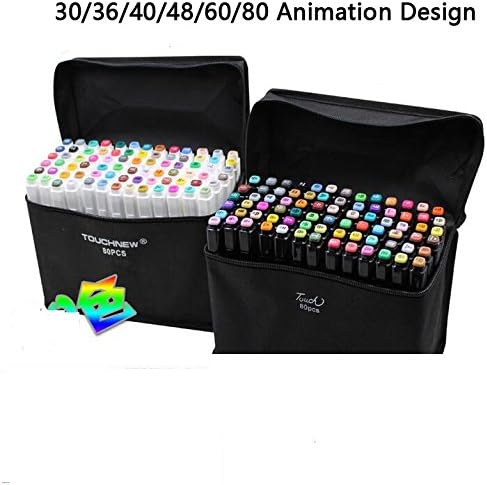 Lxbin Animation Design art mark pen Alcohol paint Marker pen manga cartoon graffiti sketch Double Headed Ar markers set designers posca multicolor 80