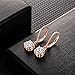Buyless Fashion Girls And Women Dangle Earrings Silver CZ Fashion Jewelry - EDGRNDWHT