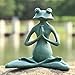 SPI Home 50791 Meditating Yoga Frog Garden Sculpture