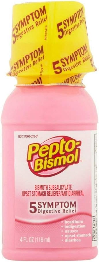 Pepto-Bismol Original Liquid 5 Symptom Digestive Relief, 4 oz
