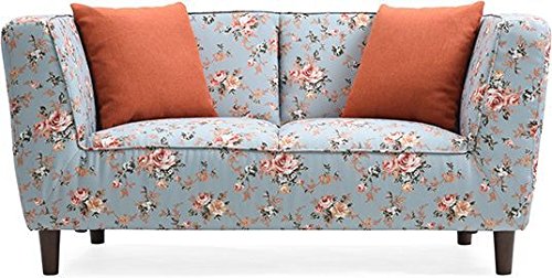 Urban Ladder Janet Loveseat Colour Vintage Floral Teal Amazon