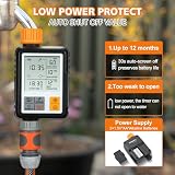 SOGUYI Garden Hose Timer, Auto Watering System, IP65 Waterproof view 7