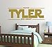 Star Wars Wall Decal - Personalized Jedi Master Vinyl Decor Sticker for Boys' Bedroom, Baby's Nursery, Children's Playroom, or Gameroom
