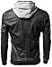 Youstar Men's Casual Long Sleeves Zipper Closure Faux Leather Jacket