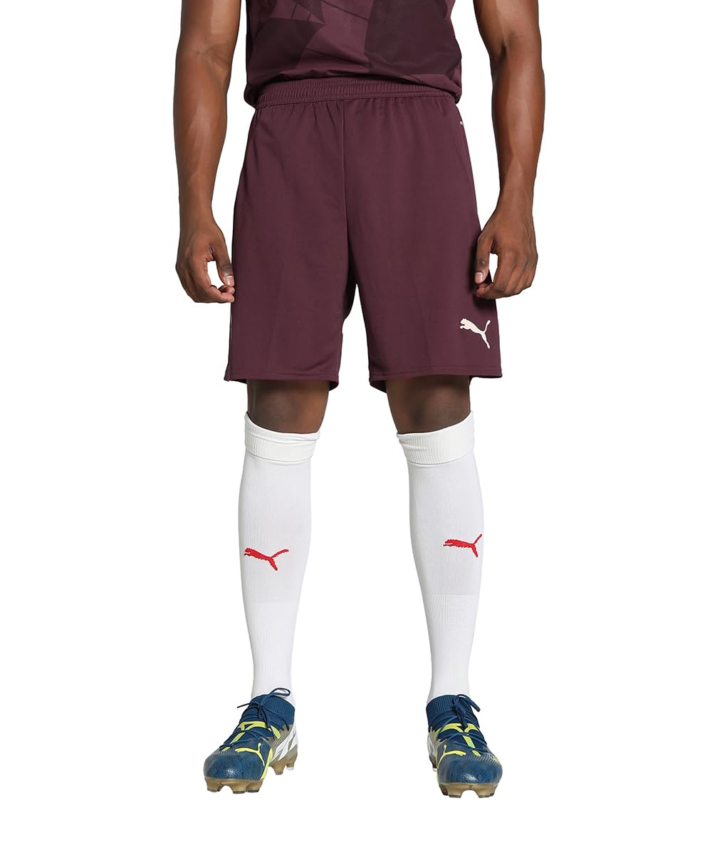 PUMA Men's Manchester City Football Shorts 2024/25 - Burgundy - Size: L
