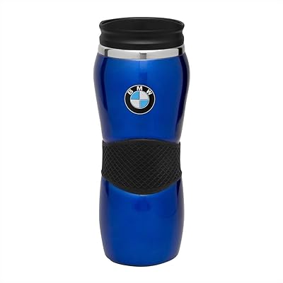 BMW Stainless Steel Gripper Travel Mug - Blue 15oz