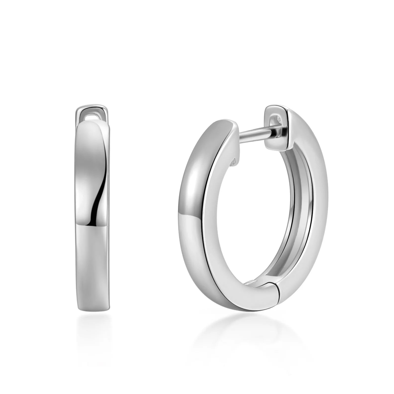 Philip Jones Silver Plated Hoop Earrings