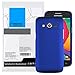 Samsung Galaxy Avant Case, HRWireless SM-G386T Rubberized Cover Case compatible with Samsung Galaxy Avant, Blue