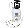 Mityvac MV6400 Fluid Dispensing System for Filling or Topping Fluids, 1.2 Gallon Reservoir, Manual Pump, Pressure Gauge and Relief Valve, Auto-shutoff Valves, 5' Hose with Flow Control Valve