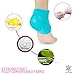 2 PAIR - Moisturizing Gel Heel Socks w/Enriched Vitamins for Dry Hard Cracked Heels & DIY Simple Home Remedies by Triim Fitness