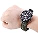 Men Women Emergency Survival Watch with Paracord,Compass,Whistle,Fire Starter, Analog Watches, Survival Gear,Water Resistant,Adjustable (Army)